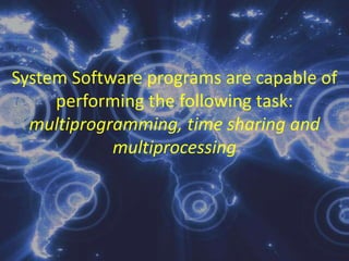 Manages the use of the main memory