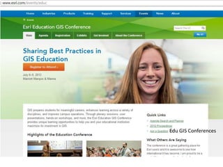 Edu GIS Conferences

 
