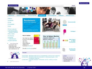 Hier komt de titel van de presentatie  27 januari 2007 
