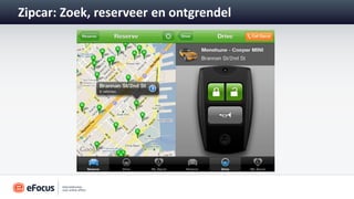Zipcar: Zoek, reserveer en ontgrendel
 