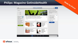 Philips: Magazine GetInsideHealth
 