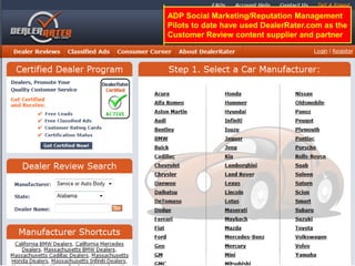 Communicating Reports – VMAR and Analysts- Best Tier 3 Account Management in the IndustryRoles & Responsibilities:  PLANEXECUTEMEASURE/REPORTThis equates to:Evaluate dealership current marketing and advertising activitiesDevelop annual, quarterly and monthly advertising calendarsWork with dealer on budget development and spendExecute marketing campaignsReport and assess results to improve dealer ROI Benchmark results and recommend best practicesCoordinate campaigns 