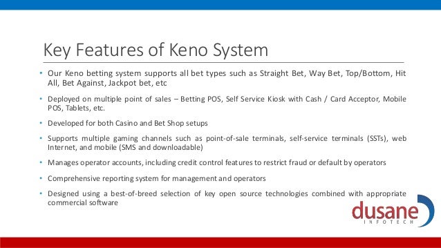 Keno system 5