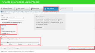 Criação de Anúncios Segmentados
© BEST 2014. Todos os direitos reservados I Documento Confidencial
 