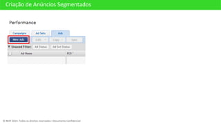 Criação de Anúncios Segmentados
© BEST 2014. Todos os direitos reservados I Documento Confidencial
 