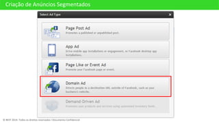 Criação de Anúncios Segmentados
© BEST 2014. Todos os direitos reservados I Documento Confidencial
 