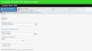 Criação de Anúncios Segmentados
© BEST 2014. Todos os direitos reservados I Documento Confidencial
 