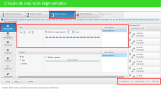 Criação de Anúncios Segmentados
© BEST 2014. Todos os direitos reservados I Documento Confidencial
 