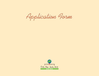 Application Form
 