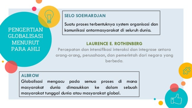 Teori globalisasi menurut para ahli