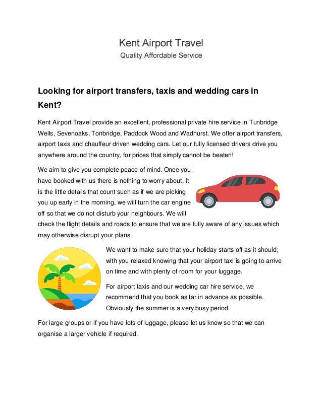 Kent Airport Travel Excellent And Professional Airport Transfer