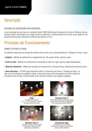 Os Firepro FIREPRO o revolucionário agente extintor limpo | PDF