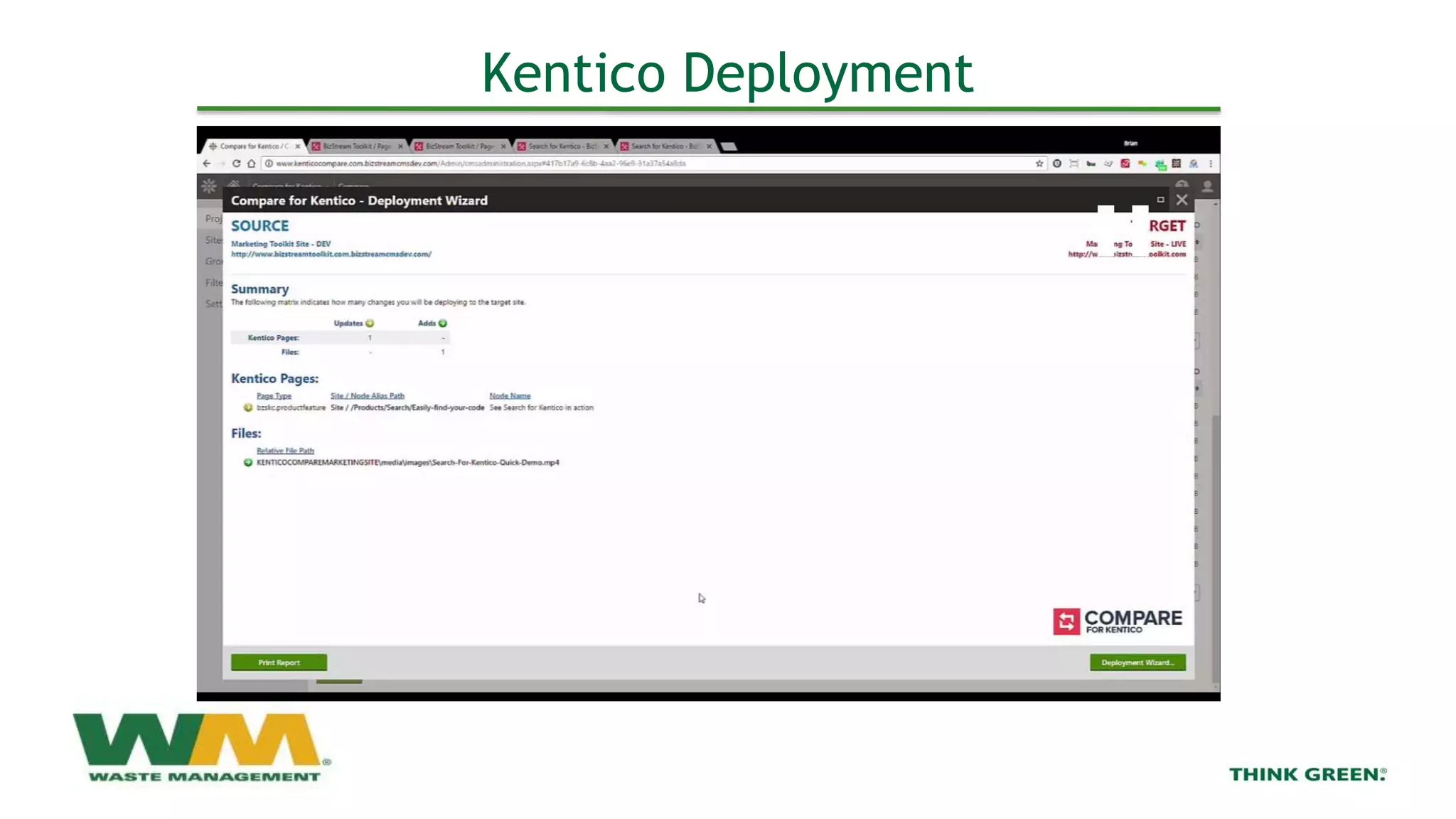 Kentico Deployment
 