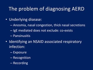 AERD: Diagnosis and Treatment | PPT