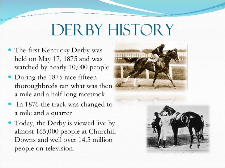 Kentucky derby ppt