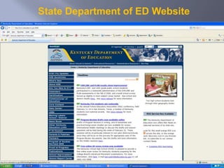 State Department of ED Website