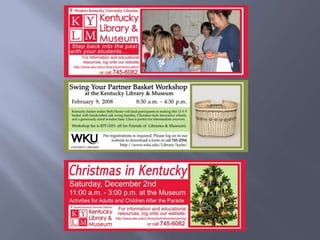 Kentucky Intensive Museums Seminar