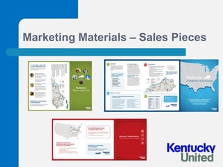 Marketing Materials – Sales Pieces