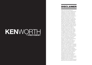 DISCLAIMER
Please note that the bookings for
"Kenworth by Provident” at Rajendranagar
Hyderabad" have not been opened yet.
The Expression of Interest submitted by
prospective buyers is only to request for
priority to book the unit/s of their choice in
Kenworth by Provident, as and when
Provident Housing chooses to open the
bookings for the project, to general public.
Please note that statutory development
approvals for Kenworth by Provident are
currently under process and are awaited.
Please note that the selling price, area of
the units, specifications, master plans and
amenities indicated to prospective buyers
are tentative only and are subject to
change without any prior notice from
Provident Housing. Please note that the
selection and allotment of unit is subject
to realization of booking cheque, subject
to availability & final confirmation from
Provident Housing Ltd, and allocation of
such unit/s will be at the sole discretion of
Provident Housing Ltd. Provident Housing
Ltd at its sole discretion may choose to
return the Priority Booking Request /
Expression of Interest along with booking
cheques, if any and / or return any
reservation amount paid by prospective
buyers, without assigning any reason
whatsoever. Provident Housing Ltd
reserves the right to withdraw / reschedule
the launch of the project and / or withdraw
allotment of units to prospective buyers by
returning any of the booking amount /
reservation amount paid by prospective
buyers. Provident Housing Ltd reserves the
right to release only a specific number of
units during the pre-launch stage at an
exclusive price for those who have
submitted the Priority Booking Request /
Expression of Interest. All marketing
collaterals/brochures are indicative and are
conceptual in nature only. This Information /
Marketing brochure is intended for
circulation as part of the special pre-launch
period only. Error and Omissions Excepted.
 