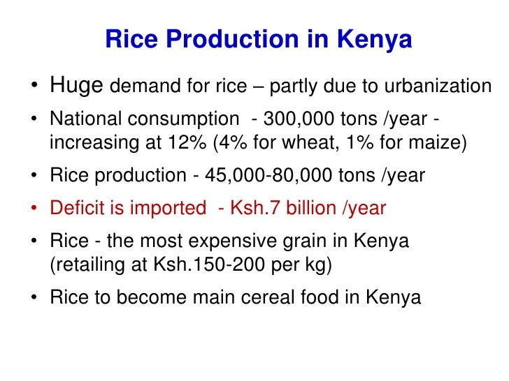 Introducing Kenyan Participation Producing More with Less Input wit…