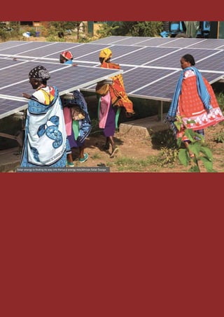 vi 
Solar energy is finding its way into Kenya’s energy mix/African Solar Design 
 
