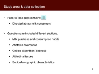 Kenyan perceptions of aflatoxins: An analysis of raw milk consumption