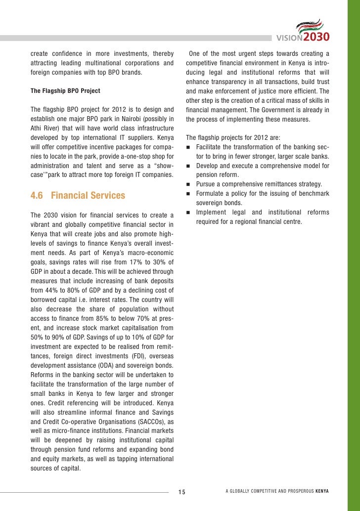Kenya Vision 2030 - 