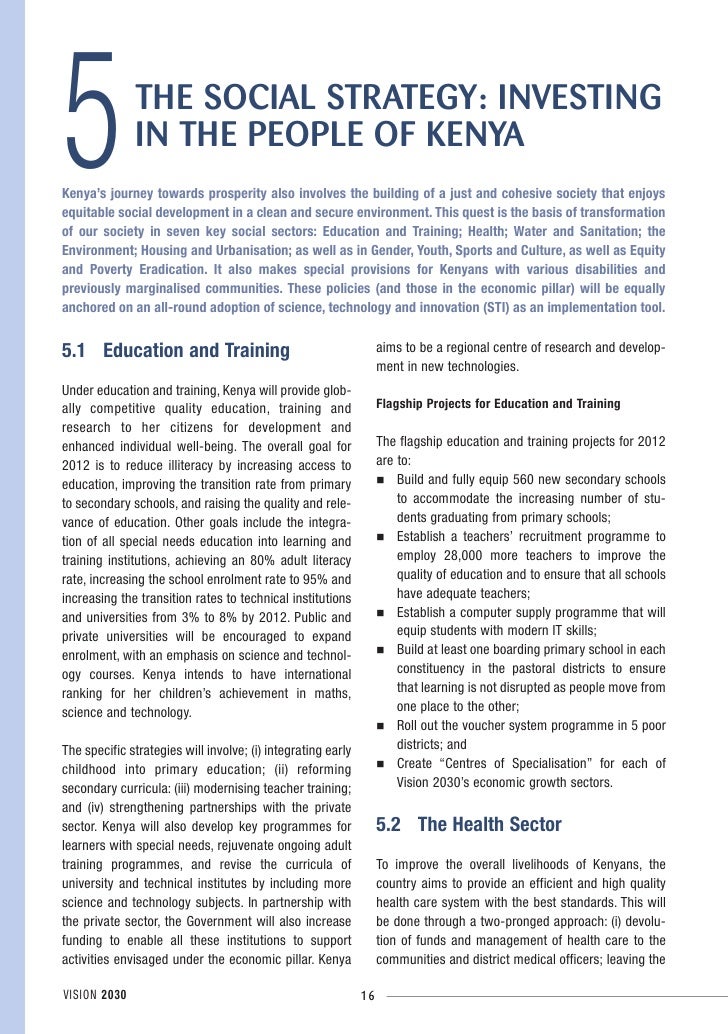 Kenya vision 2030