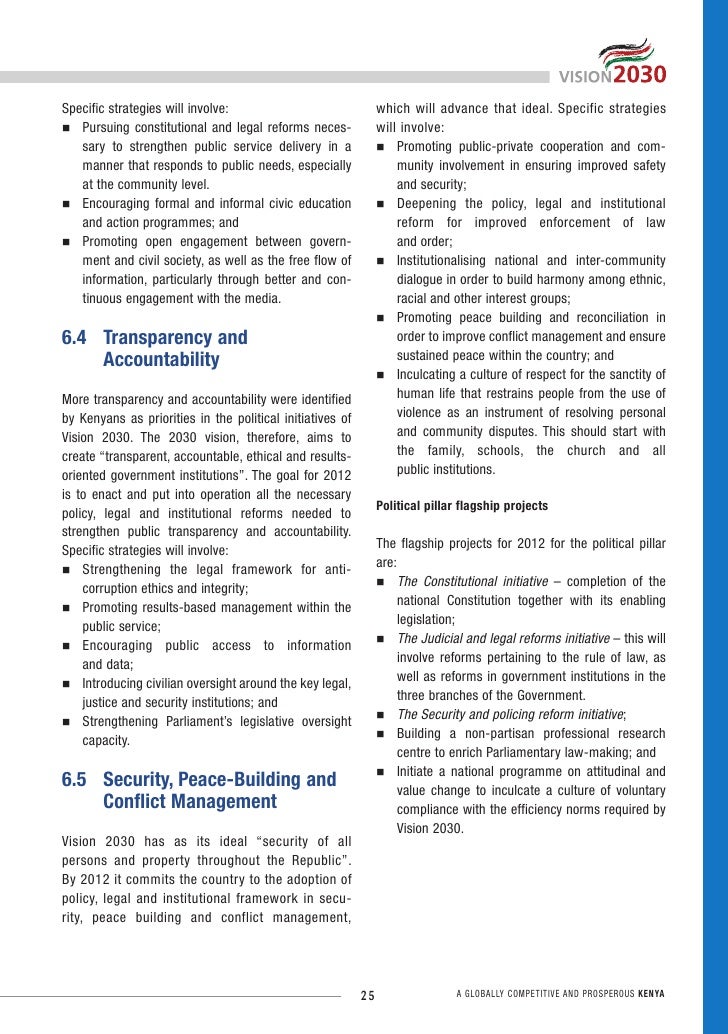 Kenya vision 2030