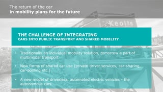 Keolis World Mobility Report booklet