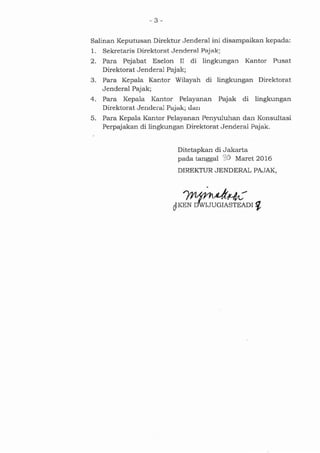 Kep 49 2016 Pengecualian Pengenaan Sanksi Administrasi Berupa