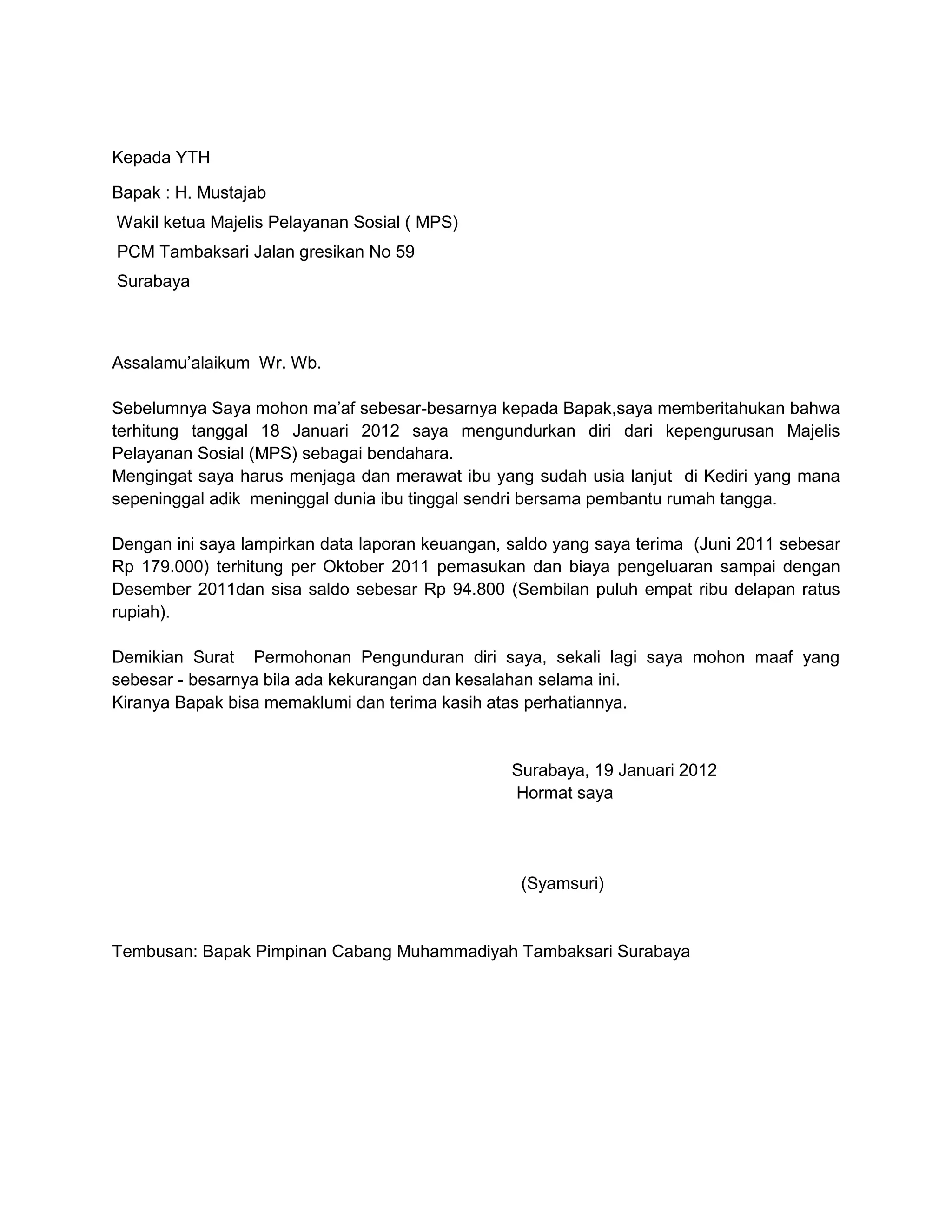 Kepada yth | DOCX