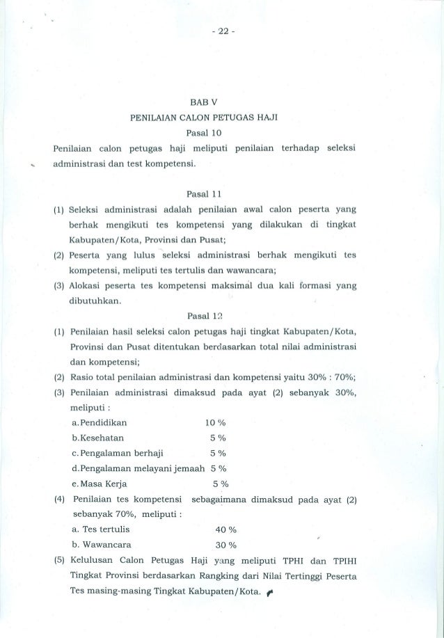 Contoh Surat Permohonan Petugas Haji