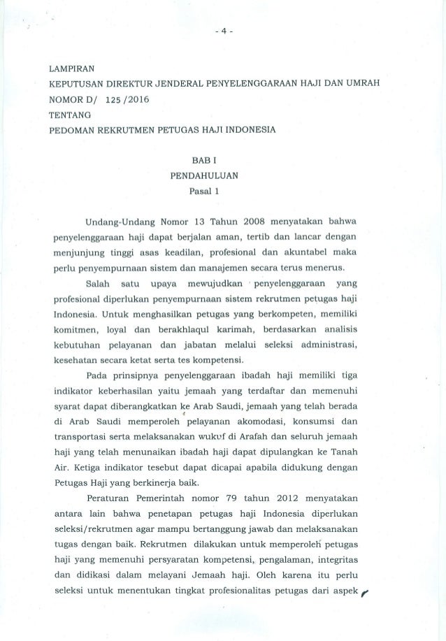 Contoh Soal Tes Petugas Haji 2019