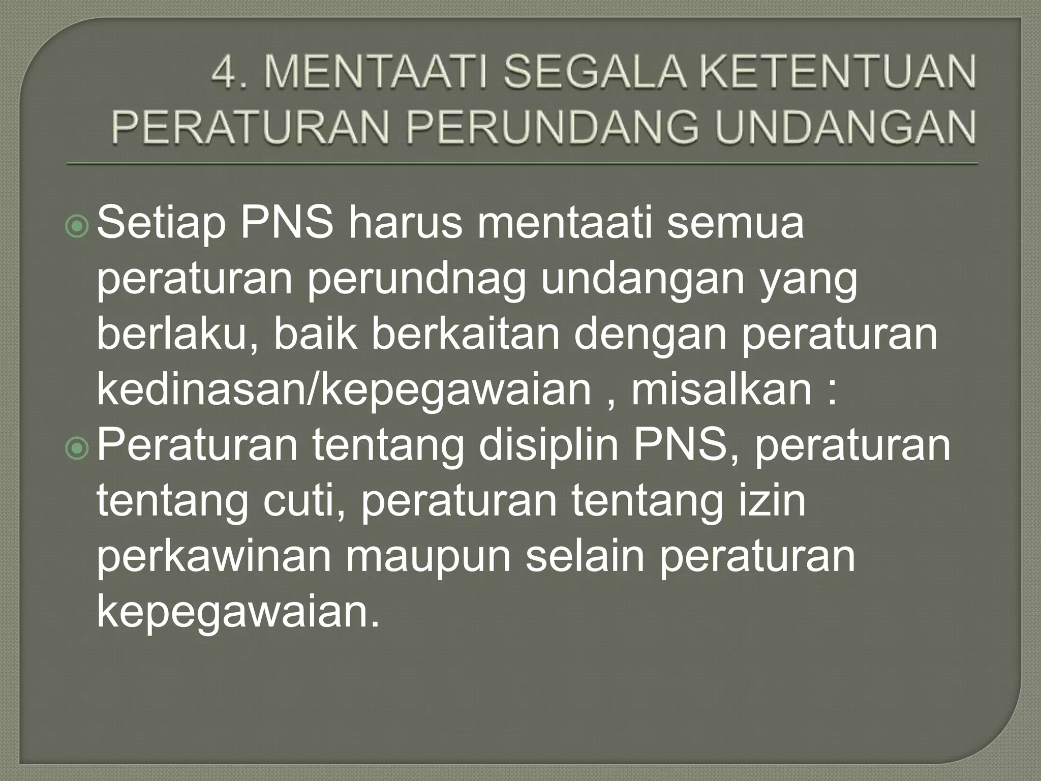 Kepegawaian : Kewajiban PNS, Tingkat dan Jenis Hukuman Disiplin | PPTX