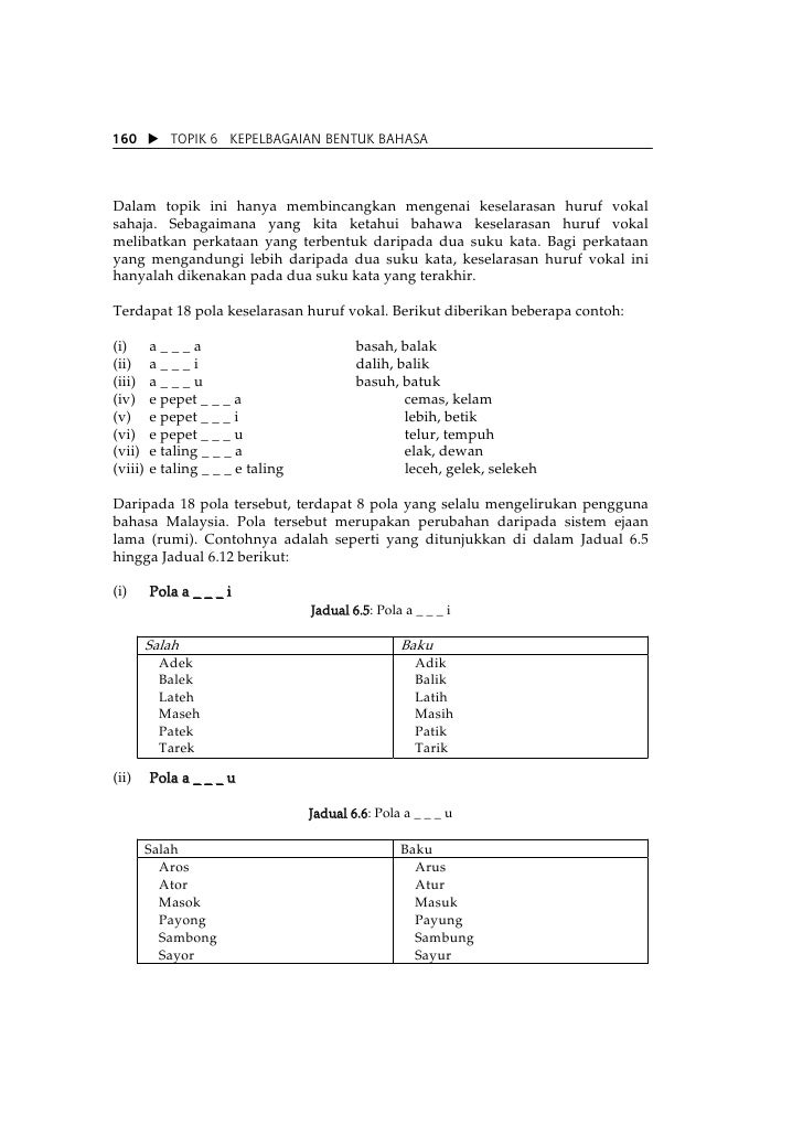 Kepelbagaian bentuk bahasa