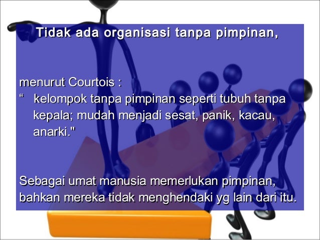 Kepemimpinan dan jiwa korsa