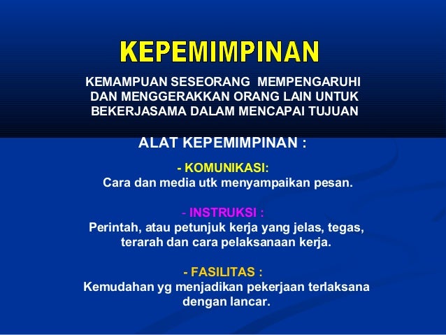 Kepemimpinan Dalam Gerakan Pramuka