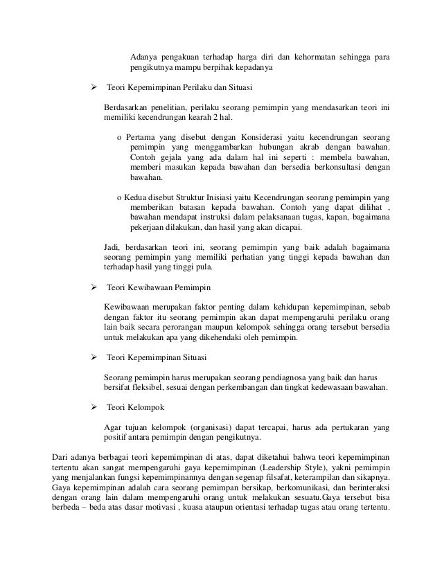 Kepemimpina nmakalah wors