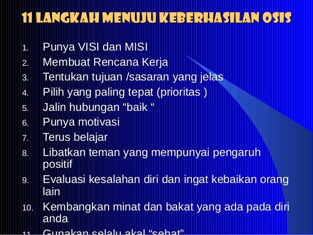 visi misi wirausaha osis visi misi wirausaha osis
