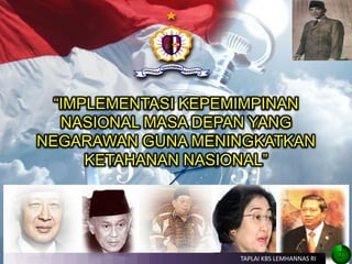 OLEH LAKSMA TNI DR. A. YANI ANTARIKSA., SE,SH,MM 
DISIPLIN, MORAL, KEBANGSAAN 
DR.YANI/TASIKMALAYA/2014 
SELAMAT PAGI 
TAPLAI KBS LEMHANNAS RI 
2  