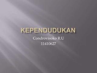 Condrovisoko R.U
   11410627
 