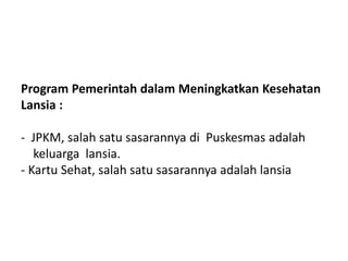 Keperawatan gerontik