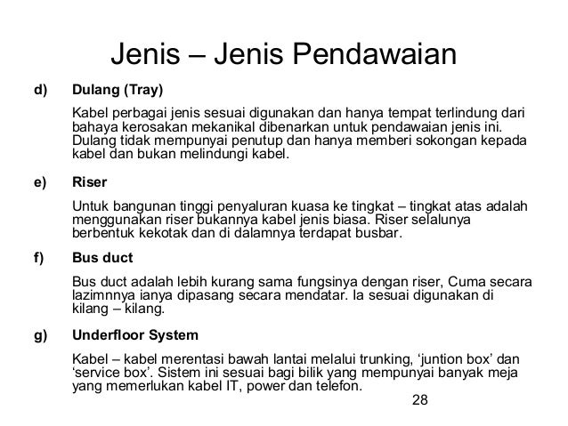 Keperluan elektrik dalam bangunan