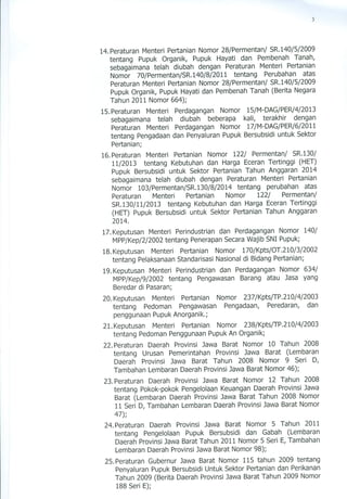 KEPGUB PUPUK BERSUBSIDI TAHUN 2014 PERUBAHAN