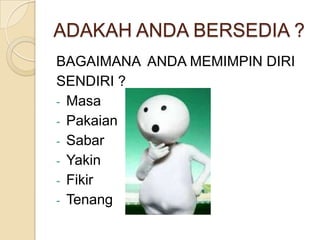 KRITIRIA PEMILIHAN DAN PELANTIKAN PEMIMPINKelakuan Baik