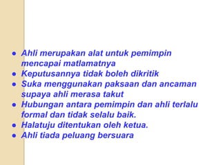 Berupayamembuatkeputusan yang tepatKuatBerusahaUntukMajukanOrganisasi:Mempunyaidayainisiatiftinggi