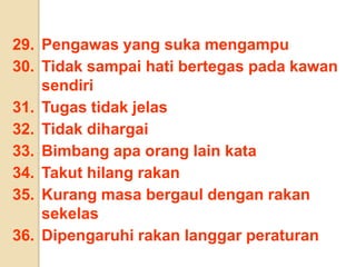 KREDIBILITI SEORANG PEMIMPIN:PengawasSekolah:Pintar