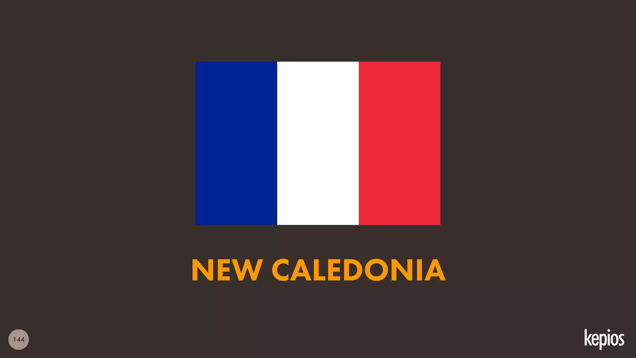 144
NEW CALEDONIA
 