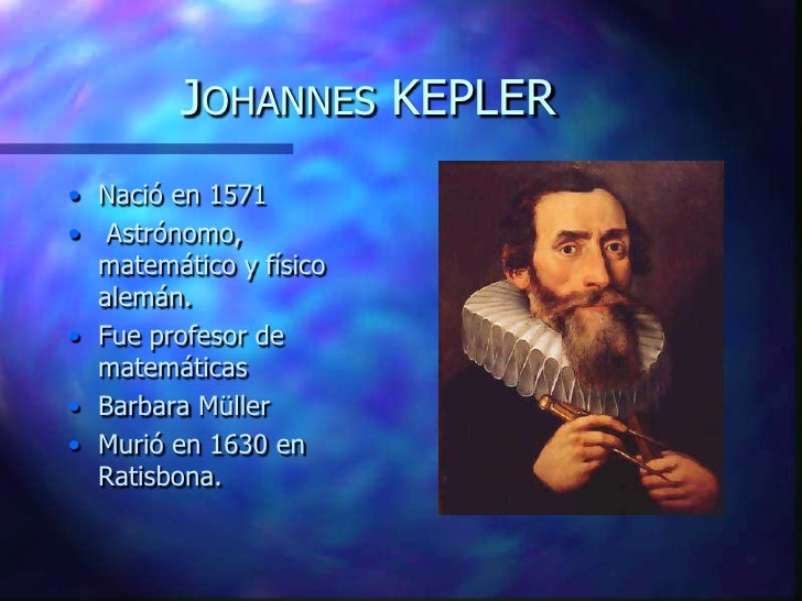 Johannes Kepler Aportaciones A Las Matematicas